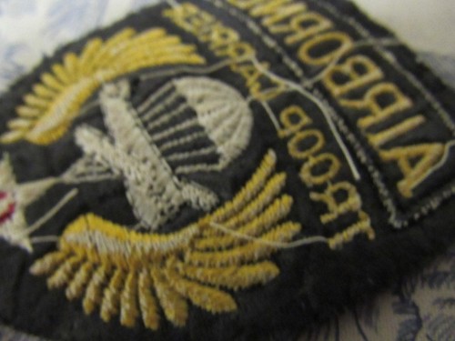 Vtg. WWII US Army Air Force Airborne Troop Carrier British Made SSI Patch - Picture 3 of 4