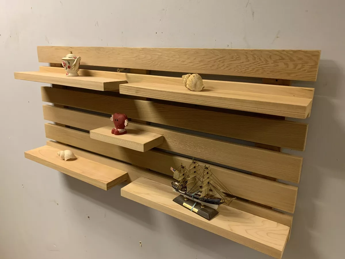 Reclaimed wood western red cedar Wall SHELF handmade Offcuts Panel