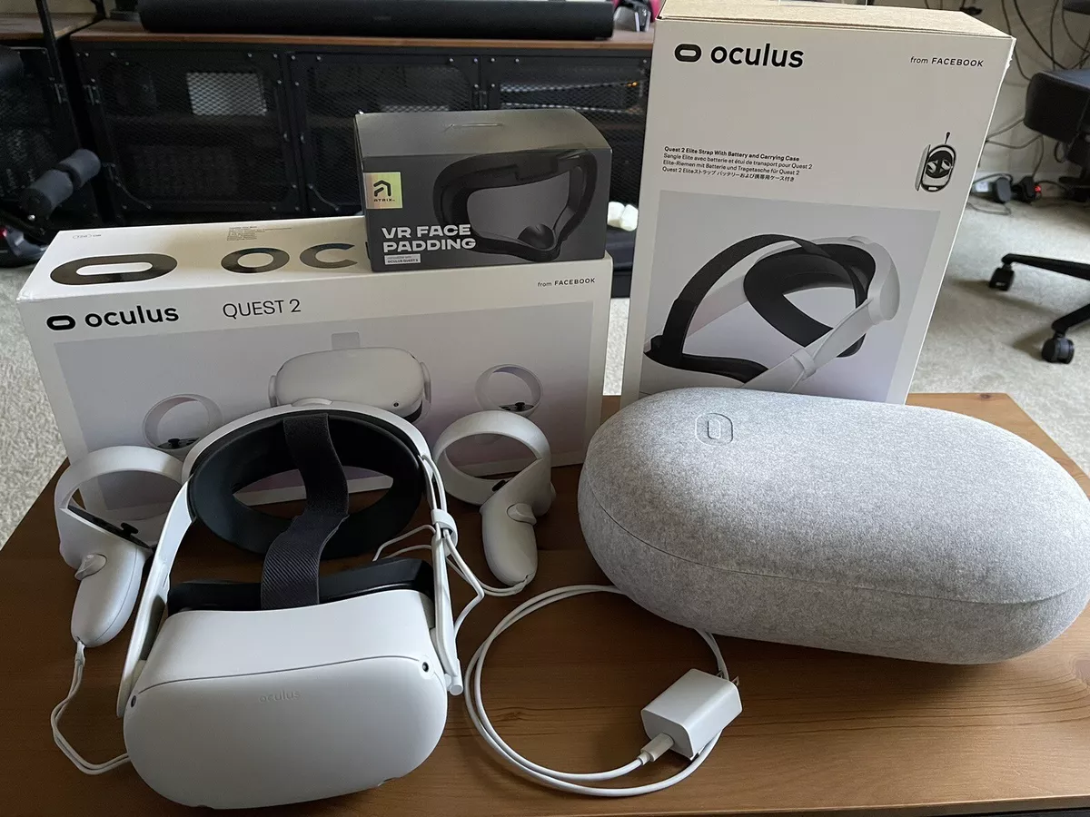 Oculus Quest 2 128GB Eliteストラップ&ケース付き-