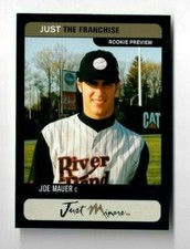 JOE MAUER 2002 Just Minors THE FRANCHISE Rookie Preview Prototype Baseball Card