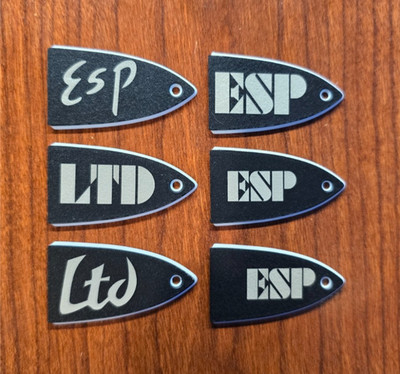 ESP LTD OEM Style Truss Rod Cover W/ Logo - You Pick! NEW LASER ENGRAVED!