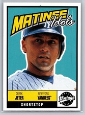 2001 upper deck vintage baseball derek jeter matinee idols #2