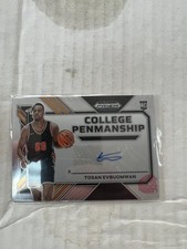 Tosan Evbuomwan 2023-24 Panini Prizm Draft Picks Rookie Auto #CP-TSE NrMt