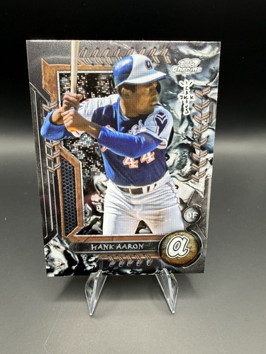 2024 Topps Chrome Cosmic x Cactus Jack #21 Hank Aaron | Baseball Card