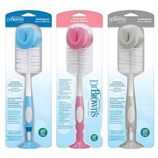 Dr. Brown's Baby Bottle Cleaning Brush Sponge Scrubber Nipple Cleaner 3-Pack