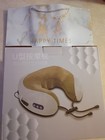 Electric Vibrating U-Shaped Neck Support Pillow Cushion, White/Beige — photo 2