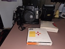 Chinon CE-4 35mm SLR Camera with 50mm With lens, 135mm Flash, Power Winder-C4B