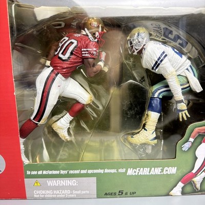 McFarlane NFL Deion Sanders VS Jerry Rice 6 in Action Figure Set