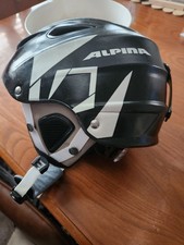 Alpina Skihelm   schwarz matt  57-61  mit ÖV...