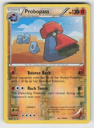 Reverse Holo Probopass 55/114 Rare Steam Siege Near Mint