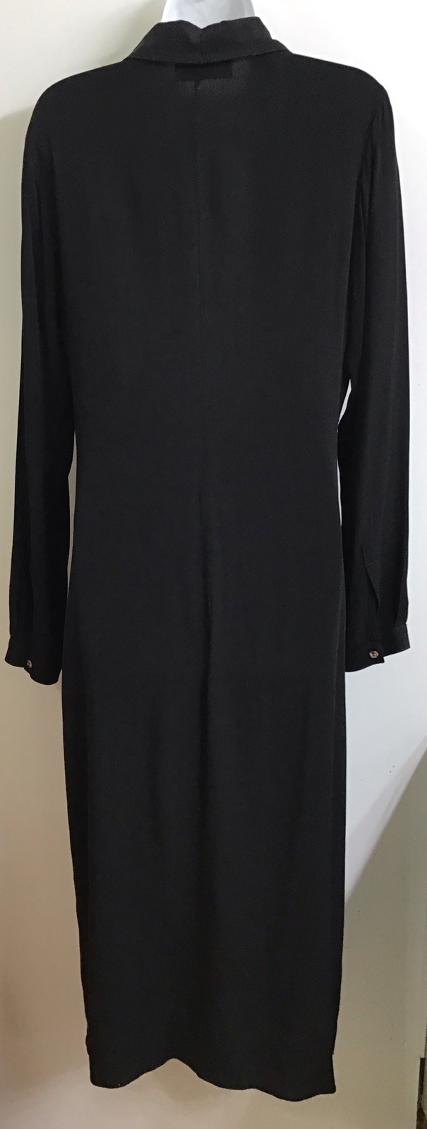 Anemos Collared Button-Down Maxi Shirt Dress Long… - image 4