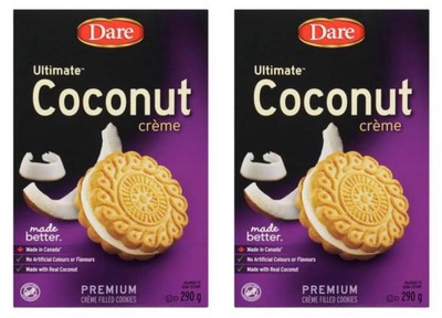 Dare Ultimate Peanut-Free Cookies Coconut Creme 290g (2 Pack)