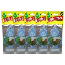 30-Pack Little Trees Air Fresheners – Summer Linen Scent for Car, Home & Office