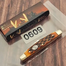 Steel Warrior Full Congress Whittler Folding Pocket Knife 3.25" Closed