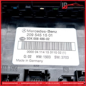 Fuse Box SAM Module 2095451501 MERCEDES-BENZ C-CLASS W203 C200 CDI HELLA