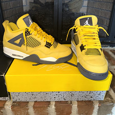 Jordan Air Jordan 4 Men s Yellow Colorblock M...