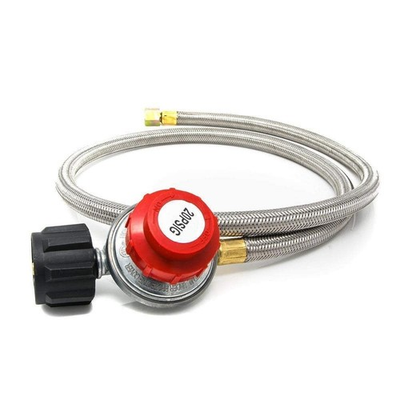 #ad #ad 4 ft. 0 PSI to 20 PSI High Pressure Propane Regulator and Steel Braided Hose $14.55