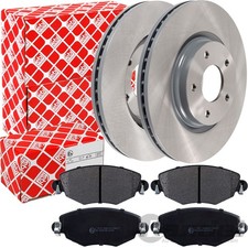 FEBI BREMSSCHEIBEN Ø300mm + BELÄGE VORNE für FORD MONDEO III MK3 Bj. 2000 - 2007