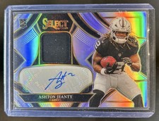 2025 Panini Select Ashton Jeanty Rookie Memorabilia RC Jersey Prizm Auto #/249