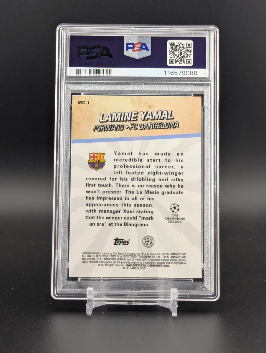 Lamine Yamal 2023-24 Topps Merlin UCC Chosen Ones Rookie RC