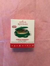 Hallmark Keepsake Ornament 2016 Turtle sandbox mini little tikes toys child
