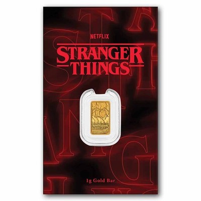 1 gram Gold Stranger Things Bar-The Perth Mint (In Assay)