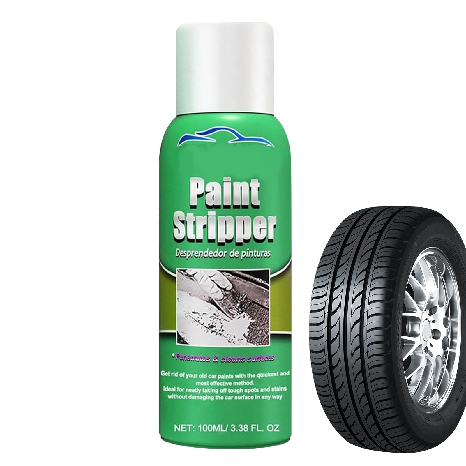 Industrial Strength Paint Stripper & Paint Remover for Metal Wood Glass Cleaning-image