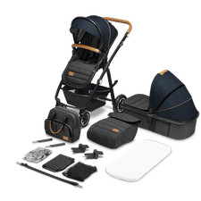 Poussette Lionelo Amber 2 en 1 combiné pack d'accessoires ensemble...