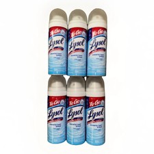 Lysol Crisp Linen Disinfectant Spray To Go - 1.5 oz - 6 Pack