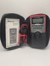 Snap-on Eedm504d Digital Multimeter Auto Ranging W Caseleadsmanual-tested
