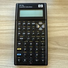 Hewlett Packard 35S Scientific Calculator with Case  Manuals