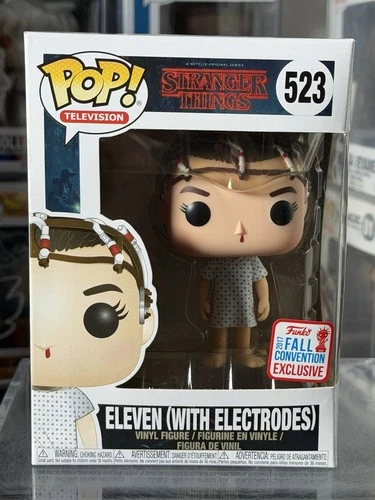 Funko Pop! Stranger Things Eleven with Electrodes 2017 Convention Exclusive #523