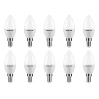 Asalite E14 Led-Lampe B35 6W 510Lm 4000K Neutralweiß 10 StüCk