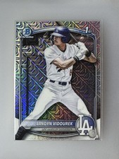2025 Bowman Draft 1st Landyn Vidourek Mega Mojo Refractor BDC-158 LA Dodgers