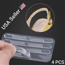 4pcs Shoe Back Heel Inserts Silicone Gel Pads Cushion Liner Grips Adhesive Foot