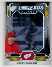2021-22 UD SPX SHADOW BOX ROOKIES LUCAS RAYMOND DETROIT RED WINGS #SB-21
