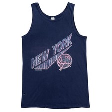 Vintage 80s Champion New York Yankees Tank Top Men’s Large Faded USA Made