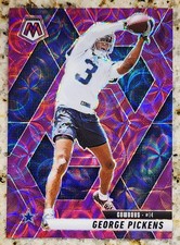 Sports Cards 2025 Panini Mosaic George Pickens Purple Scope Prizm Card #109