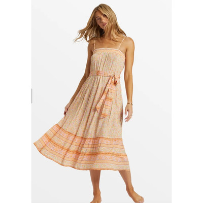 tiered smocked midi dress Smocked Tiered Midi Dress – Goose Creek Boutique Printing Co