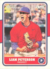 2025 Onyx Vintage Extended #OVLIPE Liam Peterson - FAST USA SHIPPING 