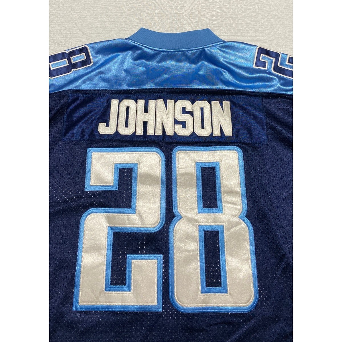 Reebok Tennessee Titans Chris Johnson #28 NFL Football Jersey Size