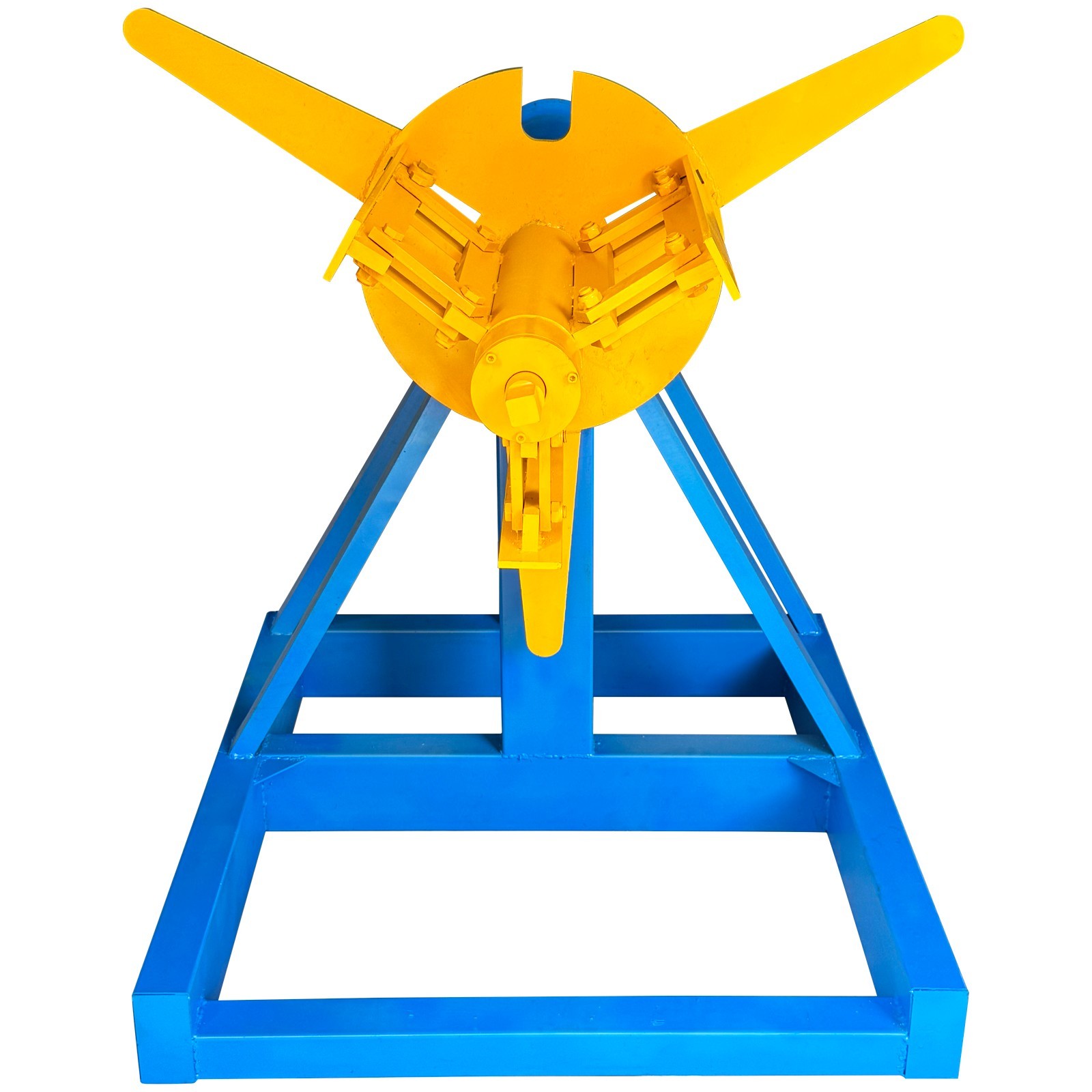 5T 0.5m Cast iron Material Feeding Rack Metal Coil Uncoiler & Recoiler Machine