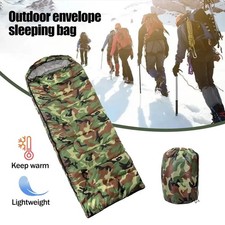 Camouflage Sleeping Bag – Dirt Proof Hooded Bedding for Outdoor Camping
