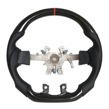 Hydro Dip Carbon Fiber Steering Wheel Fit Dodge Ram 1500 2500 3500 2012-2018