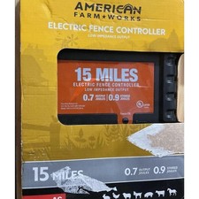 American Farm Works Elektrozaunregler niederohmige Leistung 15 Meilen