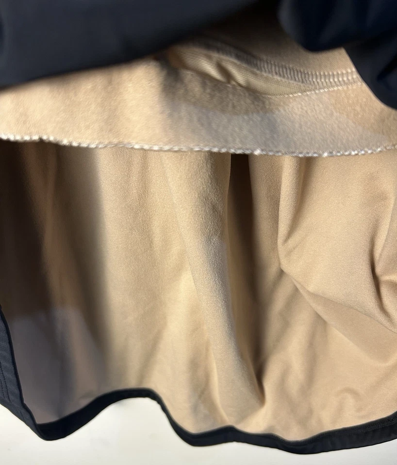 Top de Natación LL Bean Tankini 18W Plus Negro Cuello Redondo Completo Acolchado Sujetador Forrado Playa Foto 3 de 4