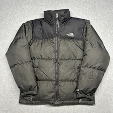 The North Face 600 Down Fill Black Puffer Jacket Kids Size Medium Goose Down
