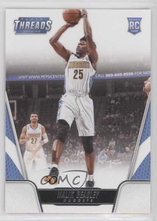 2016-17 Panini Threads Rookies Malik Beasley #162 0q1p