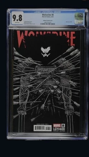 Wolverine #8 CGC 9.8 Graded Daniel Warren Johnson Variant Legacy #400 1st Print