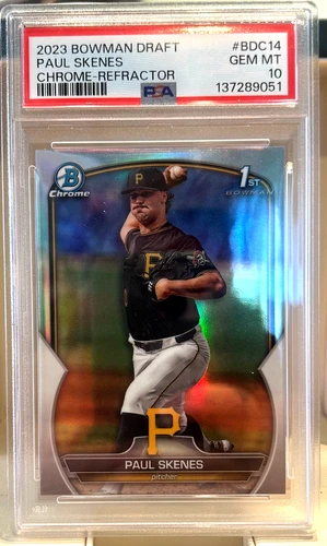 2023 Bowman Draft - Chrome Paul Skenes #BDC-14 Refractor (RC) PSA 10